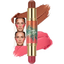 Erinde Rubor y Bronceador Cremoso Multiusos, Barra de Maquillaje 2 en 1,#03