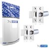 XFORT® Adjustable Roller Catch, Polished Chrome Roller Ball Door Latch,
