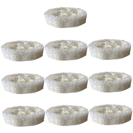 KOMBIUDA Pcs Natural Loofah Sponges Dish Washing Bowl Scrubber Kitchen Cleaning Reusable Sponge Soft Non-shrinking