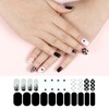 LabTabBa 34pcs Gloss Nail Strips, UV-Free Nail Stickers, Nail Polish