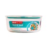 Decor Vent & Seal Glass Round Food Container, 750 ml