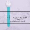 OliBoPo Replacement Waterproof Silicone Rubber Watch Strap Watch Band for