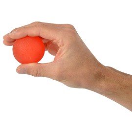 MSD Squeeze Ball Hand Trainer in Extra Light, Light, Medium, Strong, Extra Strong (Light) (Red - Light)