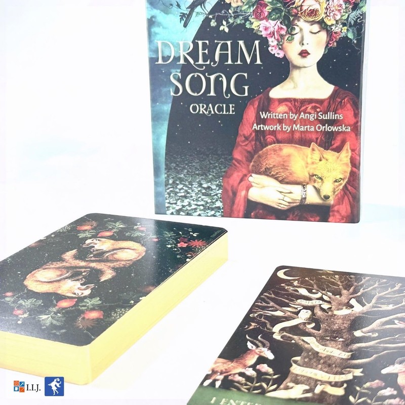I.I.J Oracle Card, English Affirmation, Divination Telling, Dream Song Oracle