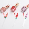 300 Pcs Nail Swatch Sticks with Ring, Stiletto Nail Polish