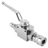 4500PSI Ball Valve Kit Switch with 3/8Inch Quick Plug Connector