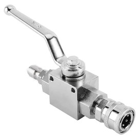 4500PSI Ball Valve Kit Switch with 3/8Inch Quick Plug Connector for Pressure Washer Hose Pump High Pressure Washer Ball Valve Kit