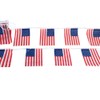 Hrlace 4 x 21 cm Mini Flags Banner USA Bunting