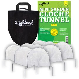 Mini Garden Tunnel Shade Cover Poly Greenhouse Protection from Heat Frost Winter Gardening Green House Sun Shades Cloche Hoops Plant Covers Hoop House Outside Heavy Duty Garden Row Cold Green Houses