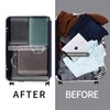 Eono Compression Packing Cubes, Luggage Organiser Set, Extensible Suitcase Organiser,