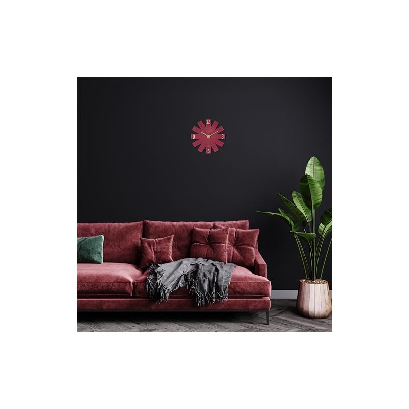 TFA Dostmann 60.3020.05 Designer Wall Clock in The Box Silent
