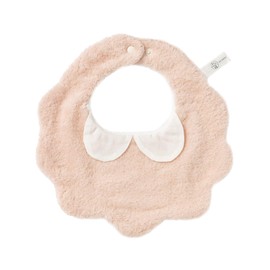 Kusuhashi Crest Woven Watahime Baby Clouds Style with Collar, Pink, 80 Sizes, 100% Organic Cotton, 1-66275-90-P