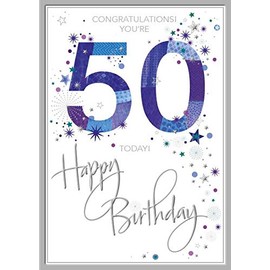 Male 50th Birthday Card
