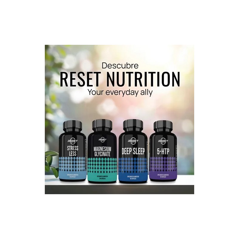Reset Nutrition Glicinato Magnesio 400mg Estrés 240cáp