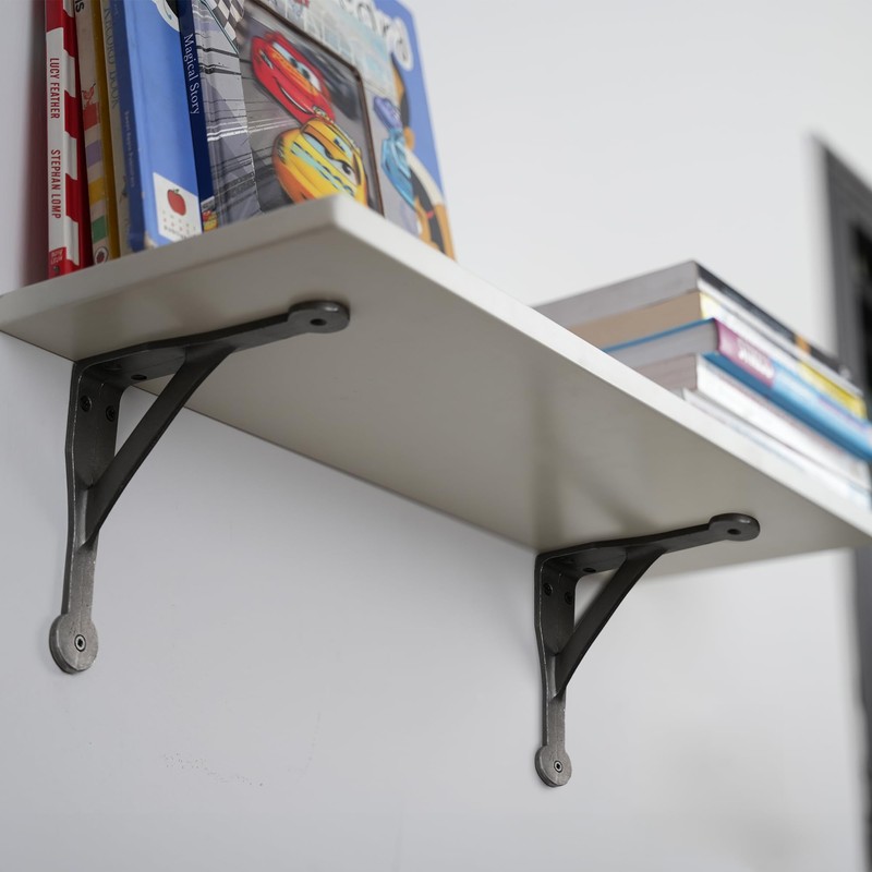 Edenic 2pcs Scaffold Board Gallows Shelf Brackets - 5x5 Inch