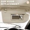 Beige Passenger Right Side Sun Visor Replacement Compatible with Nissan