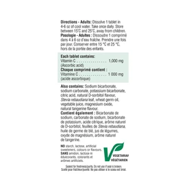 Effervescent Vitamin C 1,000 mg - Natural Orange Flavour