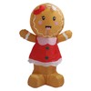 Valentines Day Inflatables Gingerbread Girl Waterproof Thickened Blow Up Gingerbread