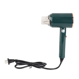 Hair Drier Mute 360 Degree Rotatable Nozzle Fast Drying ABS PP Portable Blow Dryer for Home Salon Vert avec lumière bleue