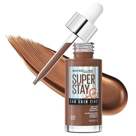 Maybelline Super Stay Up to 24HR Skin Tint, Radiant Light-to-Medium Coverage Foundation, Makeup Infused With Vitamin C:_372