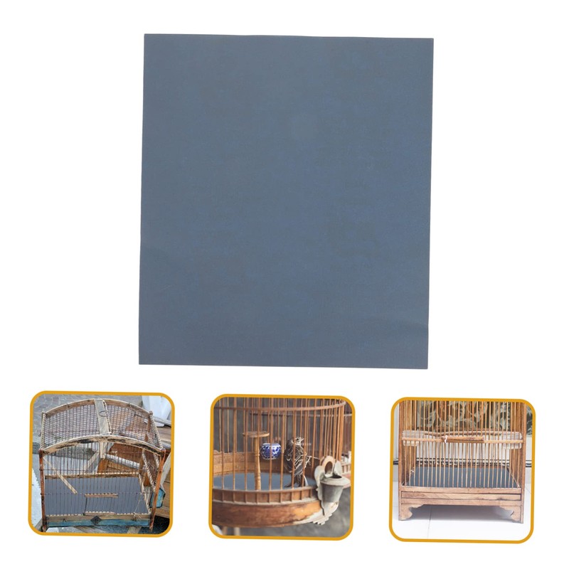 SUPVOX 10 Pack Parrot Cage Sand Sheets Birdcage Liner Abrasive