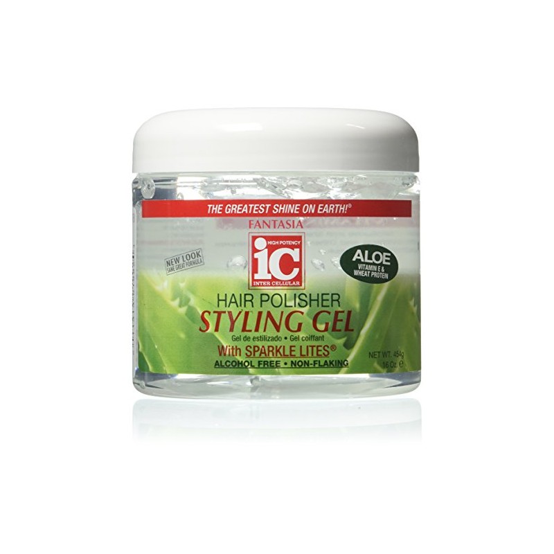 Fantasia Gel 16 Ounce Aloe (Clear) (473ml) (2 Pack)