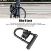 Bike U Lock with Steel Cable 2 Key Universal Anti
