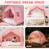 Twin Bed Tent for Kids Girls, Canopy Privacy Sleep Tent
