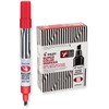 Pilot SC-B, Marcador, Tinta Permanente Rojo, Cincel, Rellenable, Doce Piezas