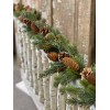 Holiday Tree Alpine Evergreen Pinecone Garland | 5ft