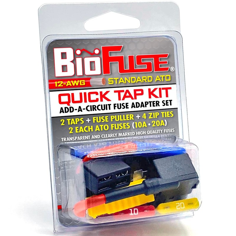 BioFuse 12 AWG Standard ATO Quick TAP KIT: 2 Add-A-Circuit
