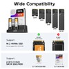 M.2 NVMe SSD to SATA HDD Bidirectional Cloner, 3-Bay NVMe