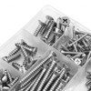 POFET Assorted Stainless Steel Screws Set 265 PCS M3/M4/M5 Self