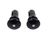 Acoustic Guitar Black ABS End Pin with White Dot for