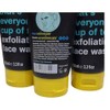 exfoliating face Wash 2x 100mL With Free Beauty Body Puff(Any