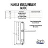 Fullex 68PZ Lever / Lever - UPVC Door Handle -