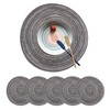 Fachoige 12 Inch Round Placemats for Dining Table Set of