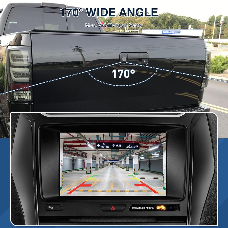 ACAUTO Rear View Backup Camera Fit for Toyota Tundra 2007-2013,