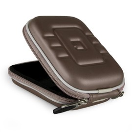 VanGoddy Semi Hard EVA Carrying Case for Canon PowerShot ELPH 350 HS, 170 is, 160, IXUS 165 Digital Cameras (Charcoal Grey)