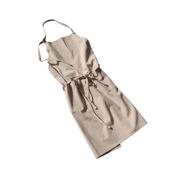 Créer Women's Cafe Style Apron, Non-See-through, 2 Pockets, Adjustable Shoulder