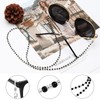 Damanse Eyeglass Chain,8 Pcs Eye Glasses Strap Holders around Neck