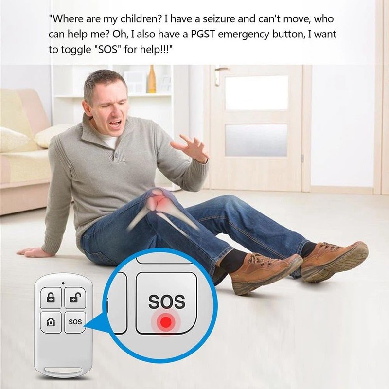 YBJ Wireless Smart Remote Control Receiving Controller,with SOS Emergency Alarm