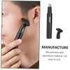 2-in-1 Rechargeable Beard and Nose Hair Trimmer Set Battery-Powered Hair