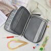 Banshanhai Stricknadeln Tasche,Organizer Tasche für Rundstricknadeln, Stricknadeln und anderes Zubehör,