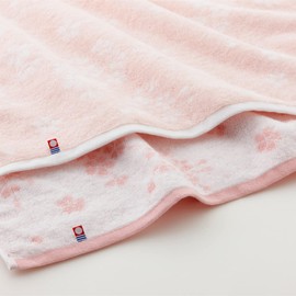 Stylem Takisada-Osaka Imabari Towel, Sakura Crest Fabric, Face Towel, Gift, 13.4 x 29.5 inches (34 x 75 cm), Cherry Blossom Dyed