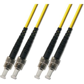 1ft ST to ST Singlemode Duplex Fiber Optic Cable (9/125) 0.3M Meter