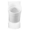 NDS 4P08 PVC S&D 45° Wye, 4-Inch, for Hub X