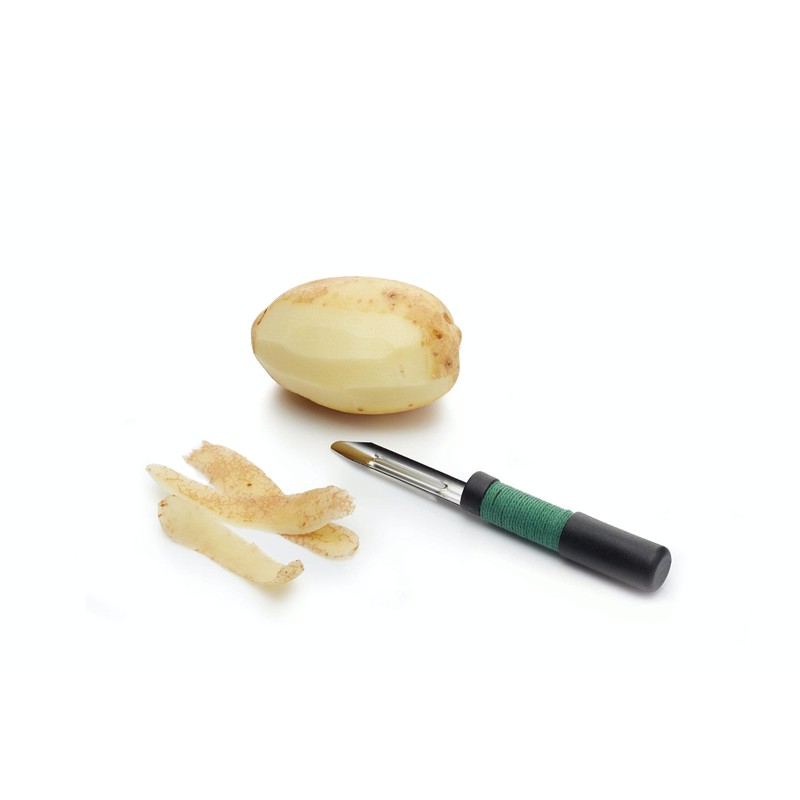 KitchenCraft Traditional Lancashire Potato Peeler, Plastic / Stainless Steel Peeler