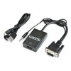 KUNSON VGA to HDMI Audio USB Conversion Cable, Slim Design,