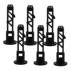 FUNOMOCYA 6pcs Plastic Trash Can Lid Hinge Pins Nylon Replacement Latches for Wheelie Bins Garbage Bins